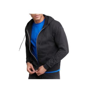 Men's Zip-up Hoodie, Ecosmart Fleece Full-zip Hoodie for Men Imported
