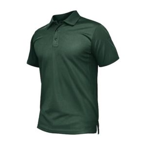Mens Polo Shirts Short Sleeve Quick Dry Collared Shirt Performance